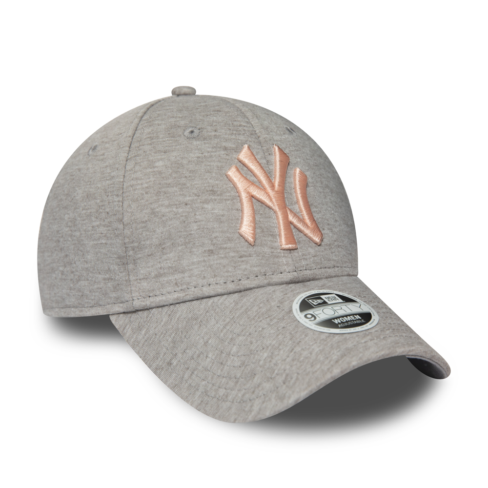 Gorra New York Yankees Jersey Essential con logotipo rosa 9FORTY , mujer
