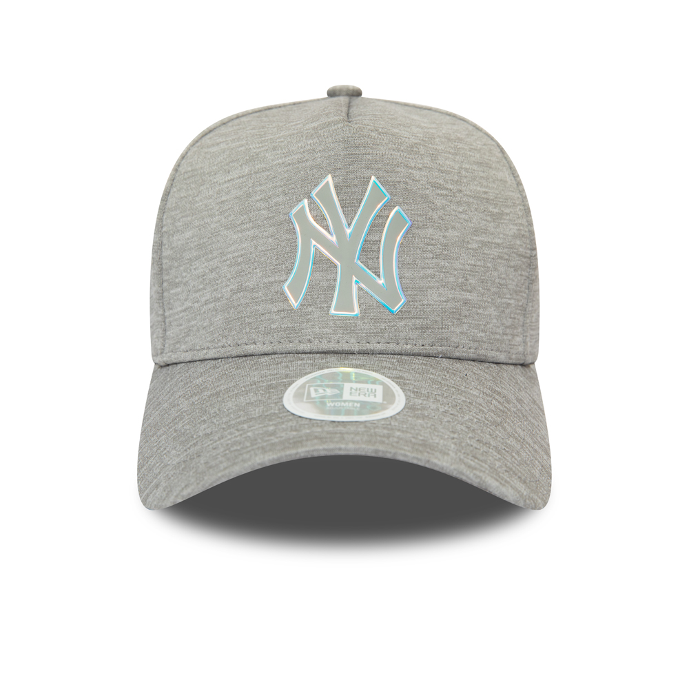 Gorra trucker New York Yankees Iridescent Logo, mujer, gris