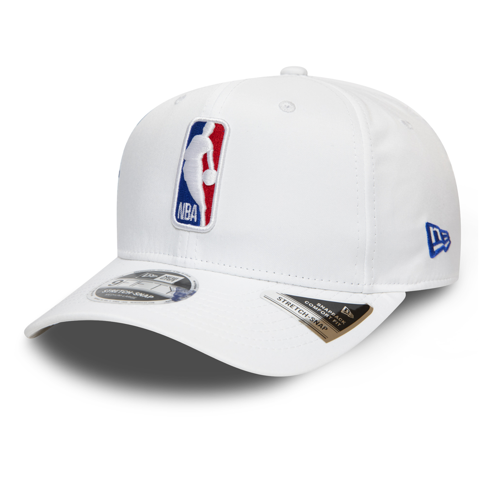 NBA Logo White Stretch Snap 9FIFTY Cap