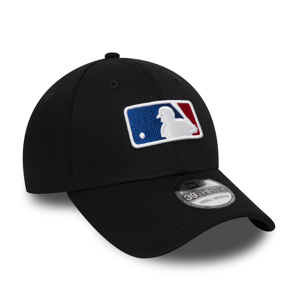 MLB League – Schwarze 39THIRTY-Kappe mit Wappen