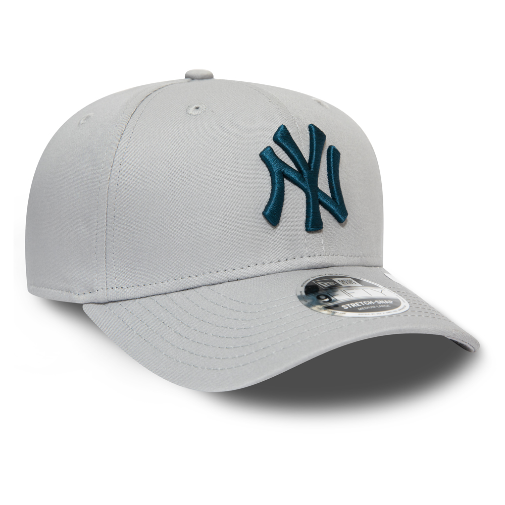 Casquette 9FIFTY grise extensible à languette des New York Yankees