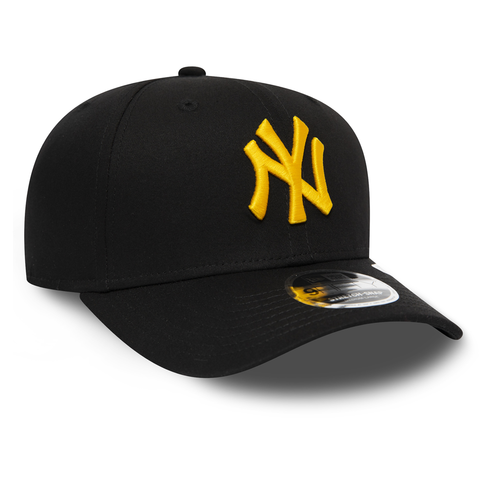 New York Yankees Black Stretch Snap 9FIFTY Cap