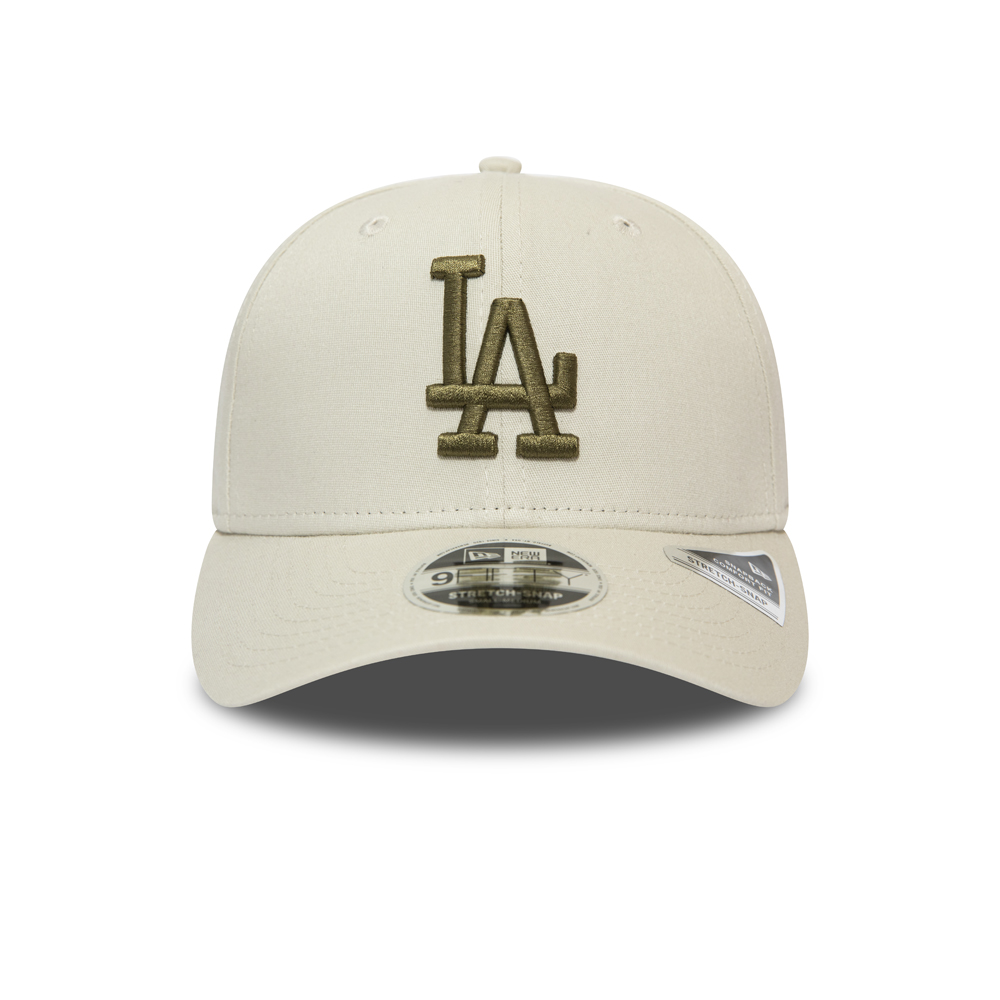 Cappellino 9FIFTY Stretch Snap Los Angeles Dodgers color pietra