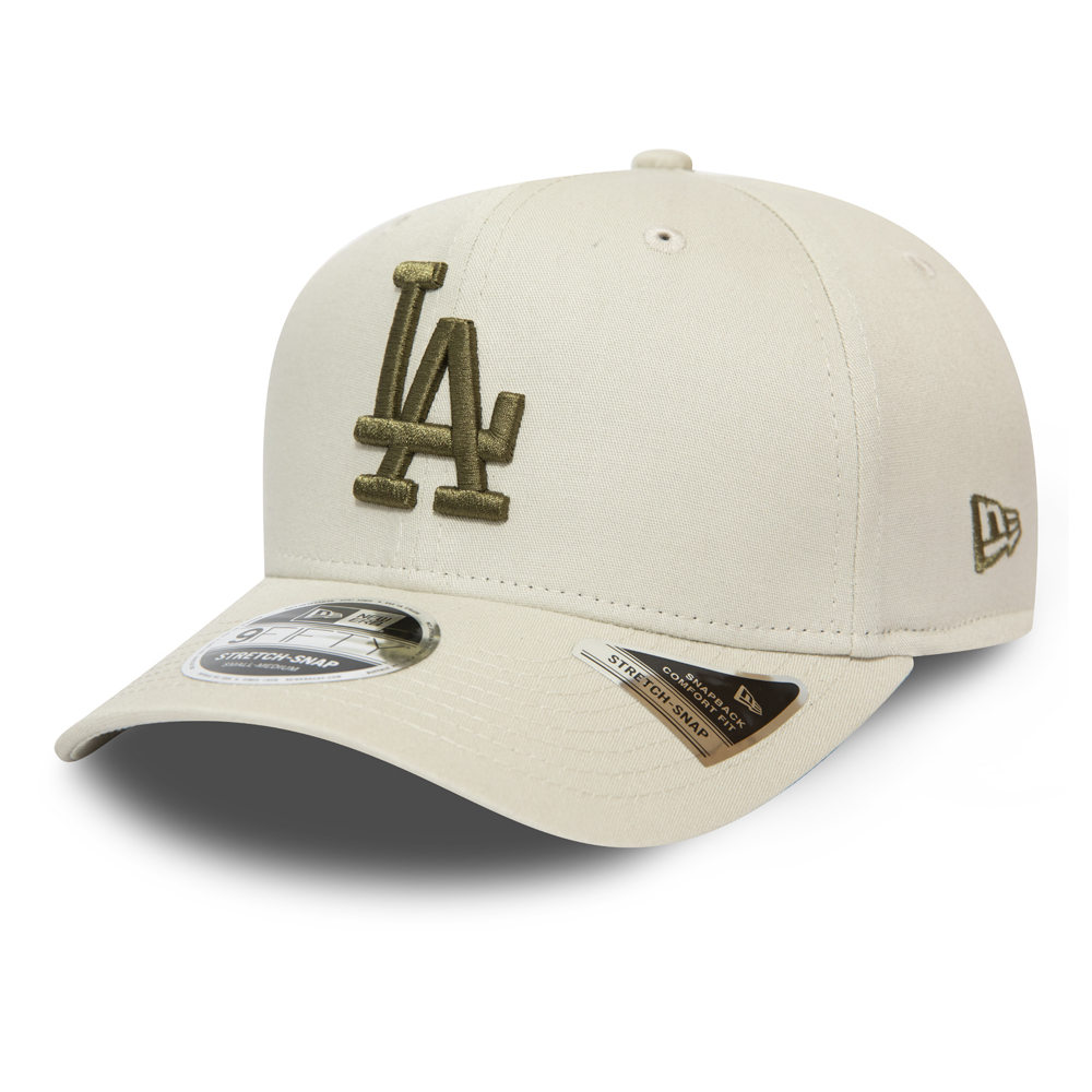 Los Angeles Dodgers Stretch Snap 9FIFTY Kappe - Stone