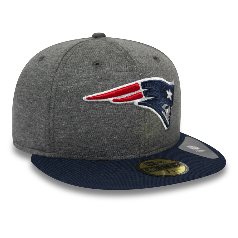 New England Patriots Jersey Essential Grey 59FIFTY Cap