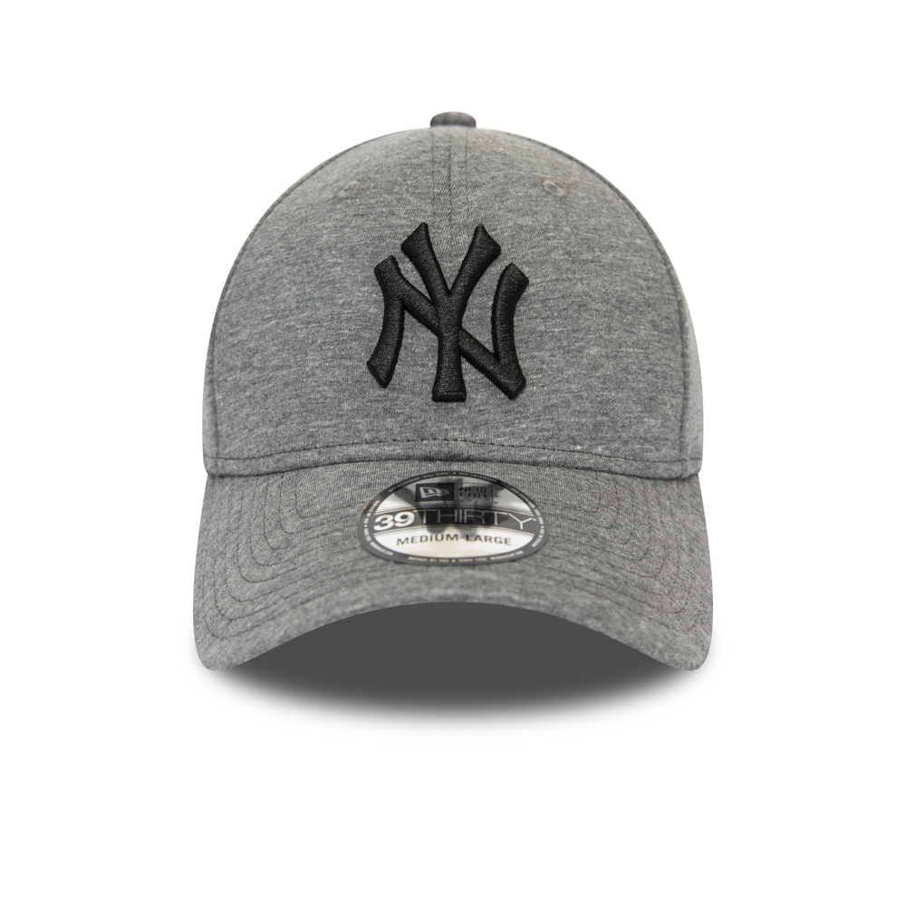 Gorra New York Yankees Jersey Essential 39THIRTY, gris oscuro