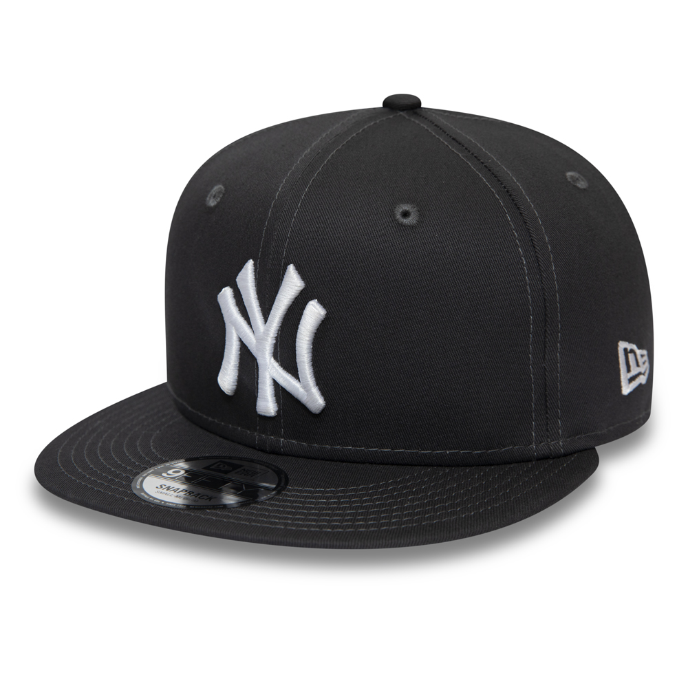 New York Yankees Essential 9FIFTY Snapback Kappe, Graphit