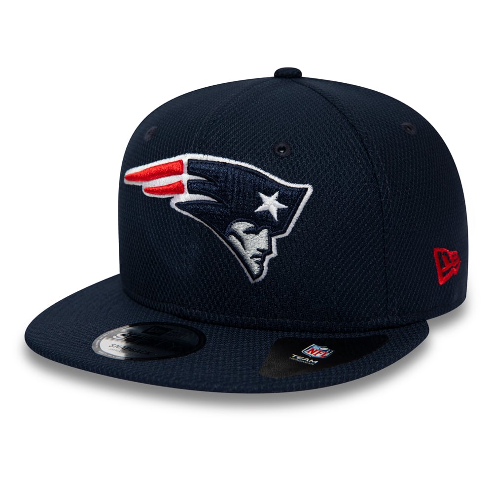 New England Patriots Diamond Era Essential 9FIFTY Snapback Kappe - Marineblau