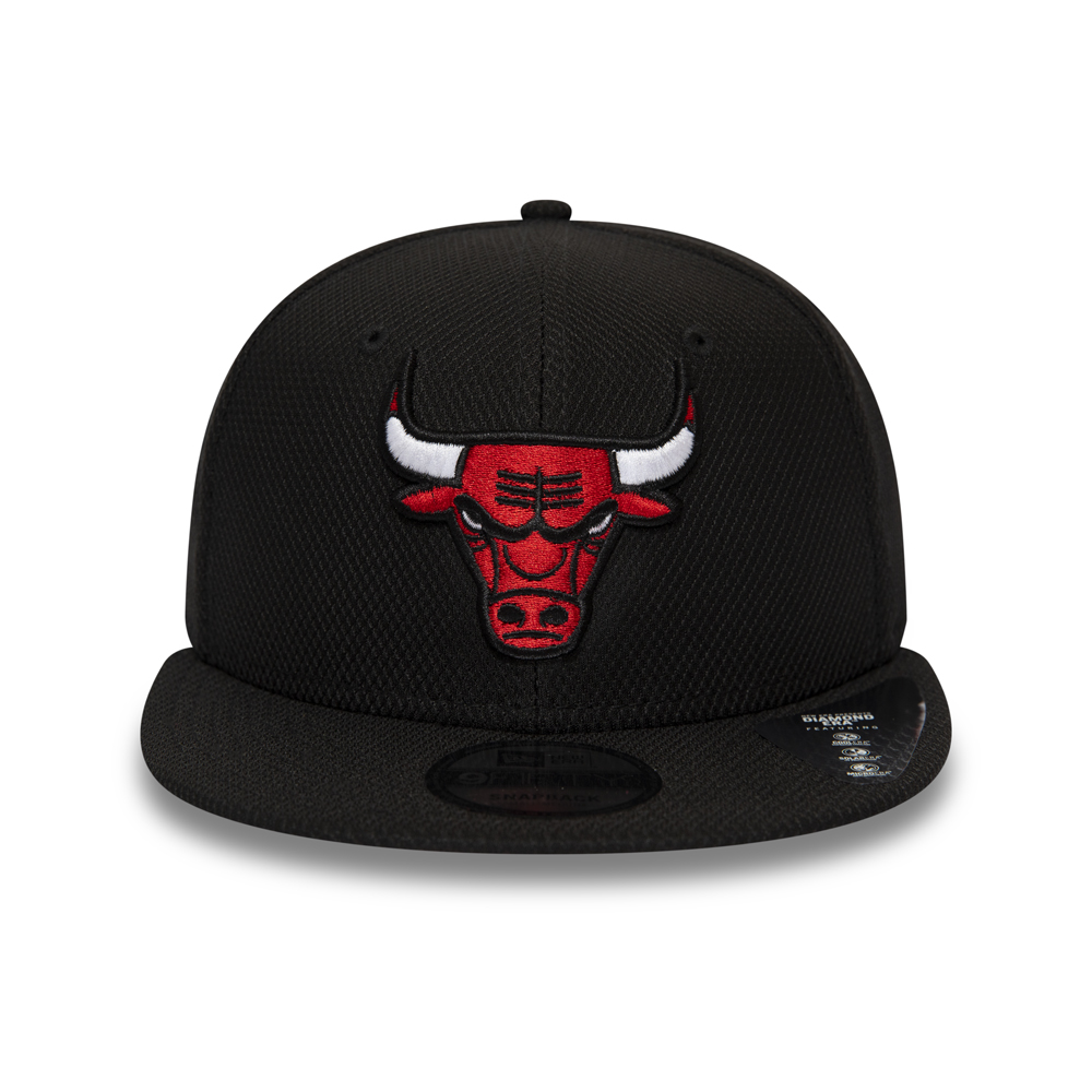 Chicago Bulls – Schwarze Diamond Era Essential 9FIFTY-Kappe mit Clipverschluss
