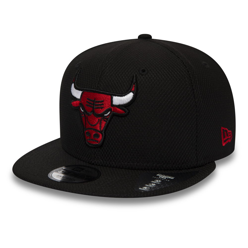 Chicago Bulls – Schwarze Diamond Era Essential 9FIFTY-Kappe mit Clipverschluss