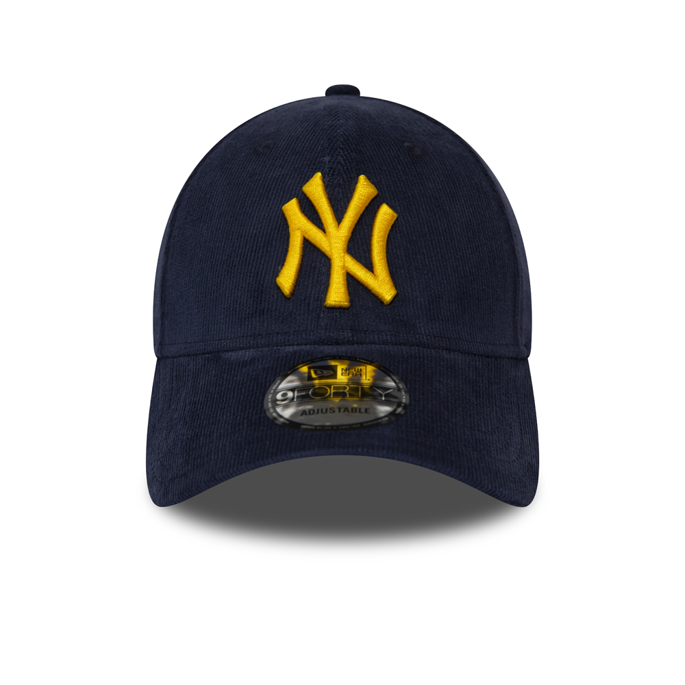 Gorra de pana New York Yankees 9FORTY, azul marino