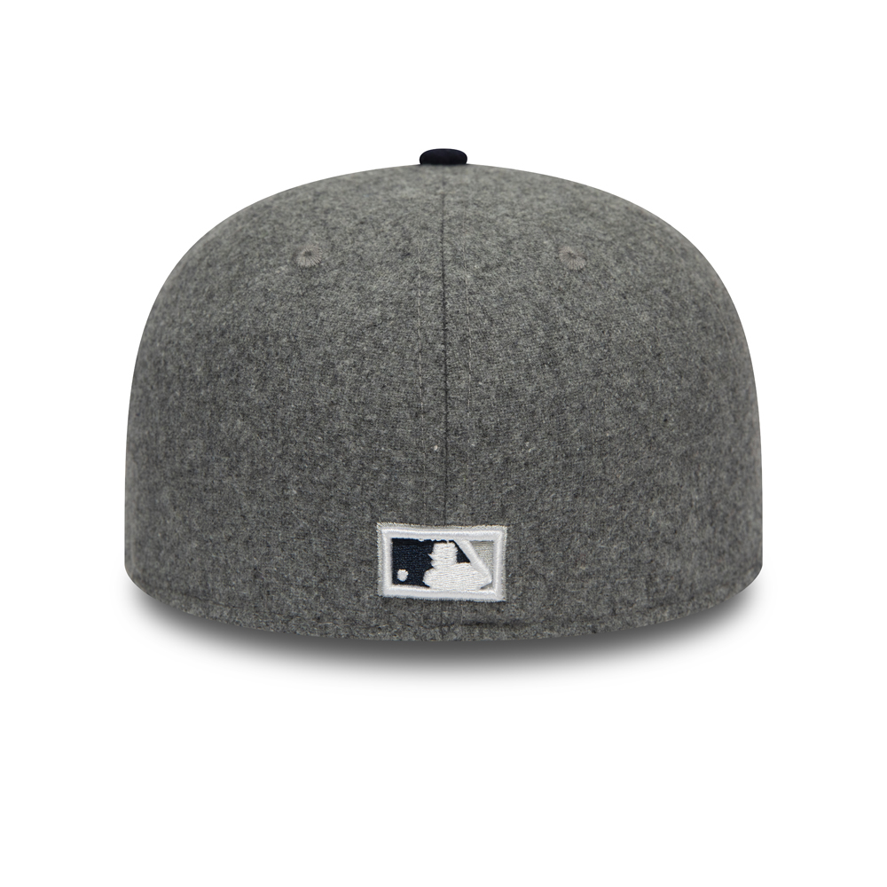 Casquette 59FIFTY Cooperstown Flannel New York Yankees gris