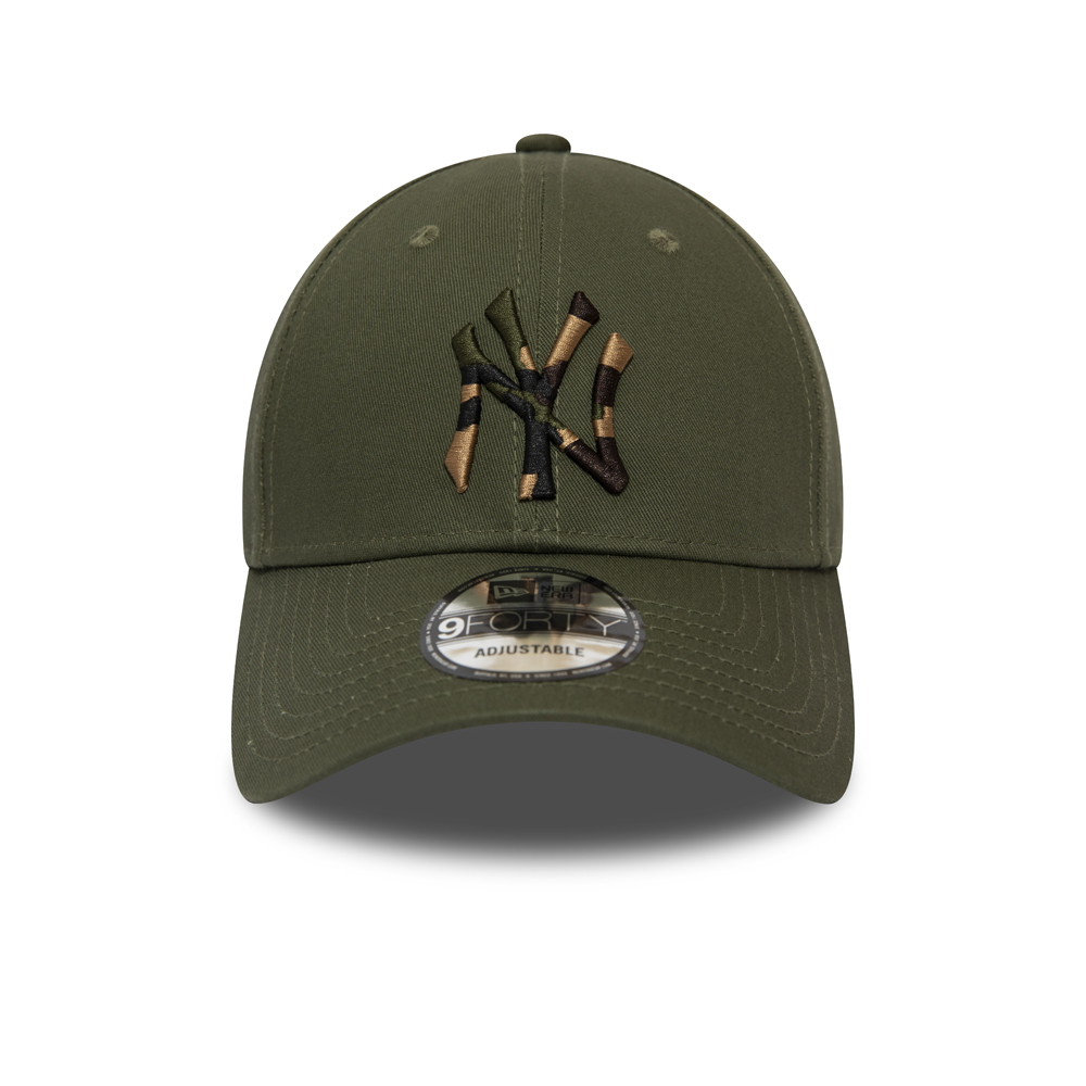 New York Yankees Camo Infill Green 9FORTY Gorra