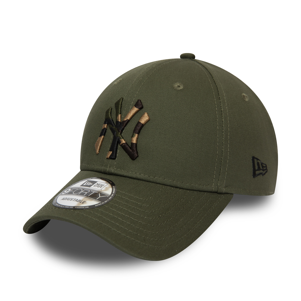 New York Yankees Camo Infill Green 9FORTY Gorra