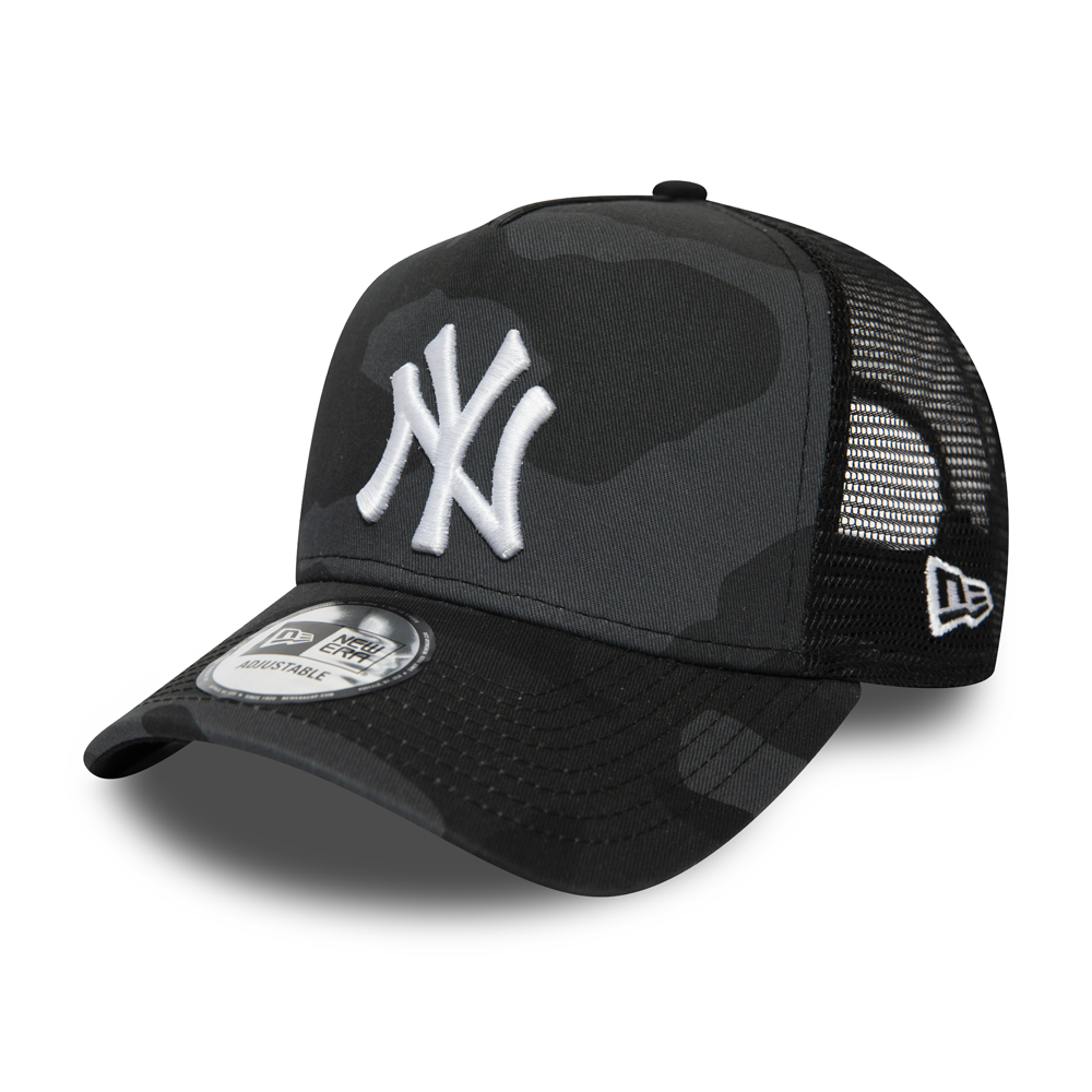 Casquette camionneur camouflage A-Frame essentielle New York Yankees