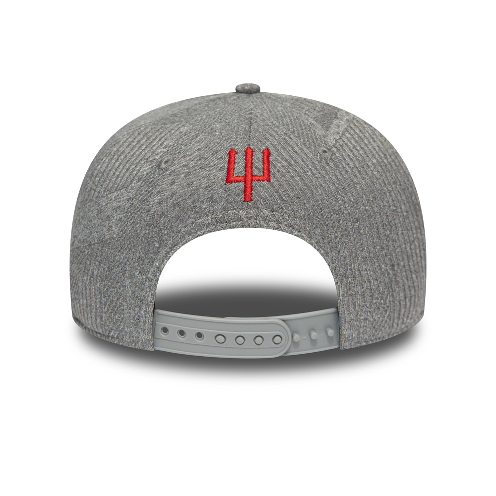 Gorra Manchester United Jersey Stretch Snap 9FIFTY, gris