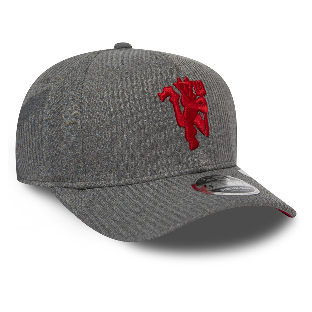 Manchester United Jersey Grey Stretch Snap 9FIFTY Cap