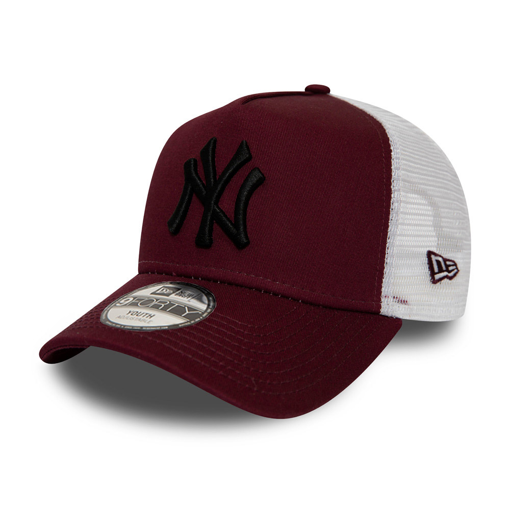 Cappellino Trucker A-Frame Essential New York Yankees bambino bordeaux