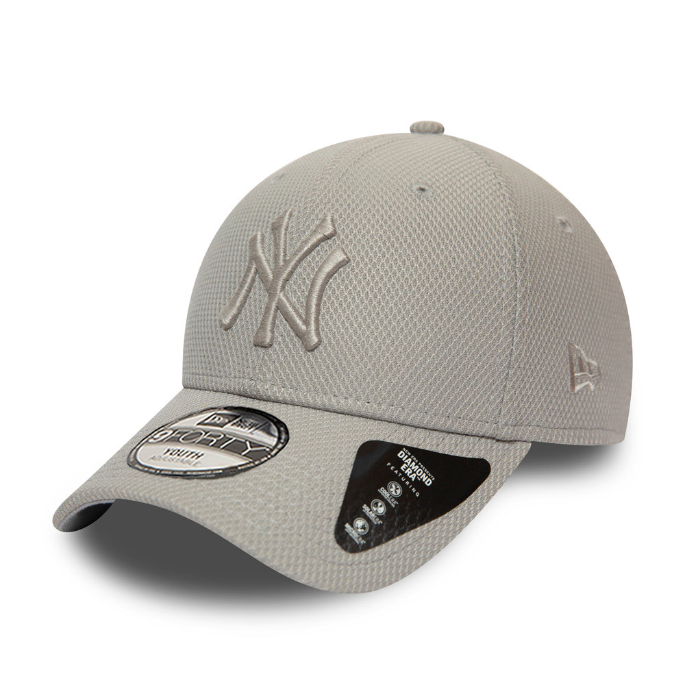 Casquette grise 9FORTY New York Yankees Diamond Era pour enfant