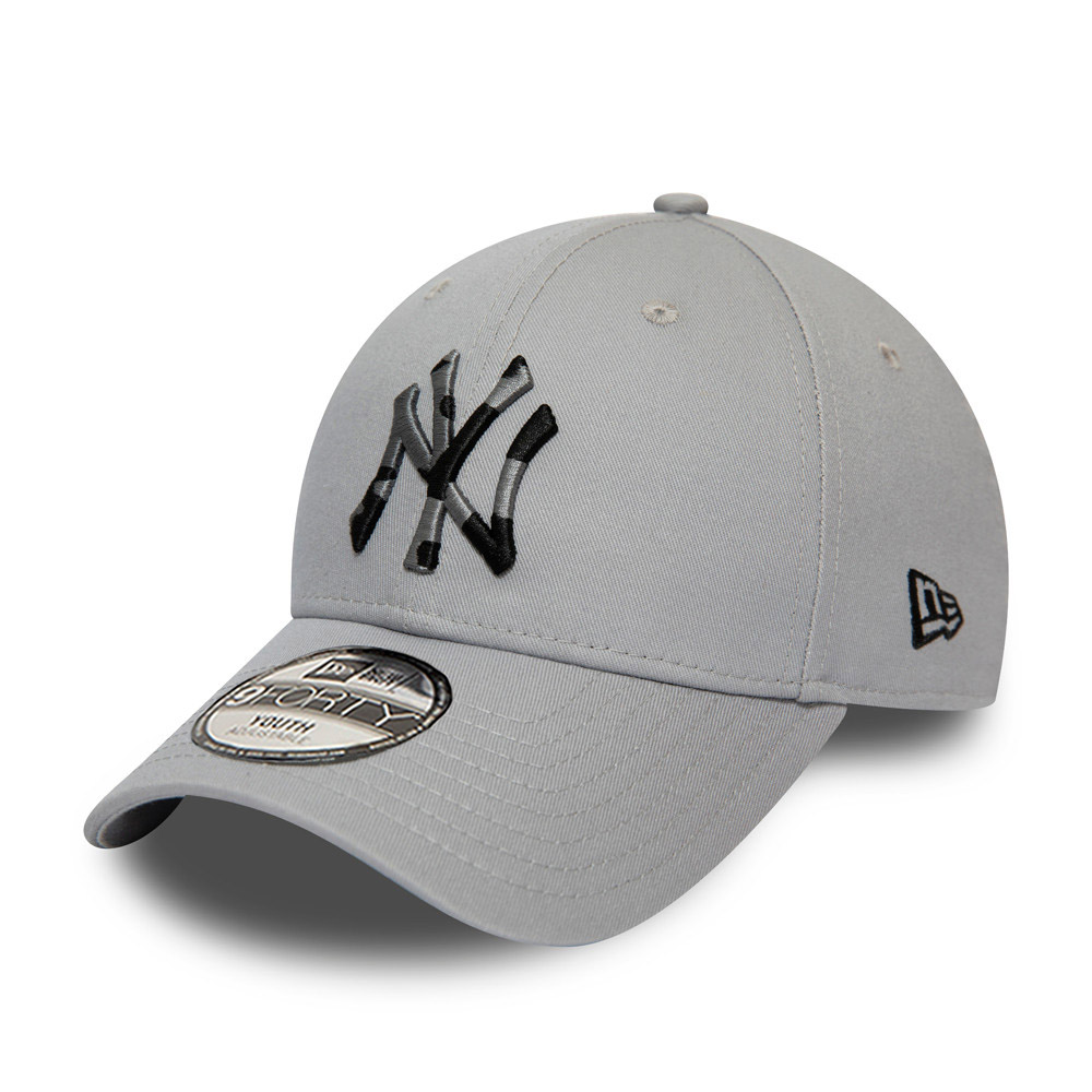 Gorra New York Yankees Camo Infill 9FORTY, niño, gris