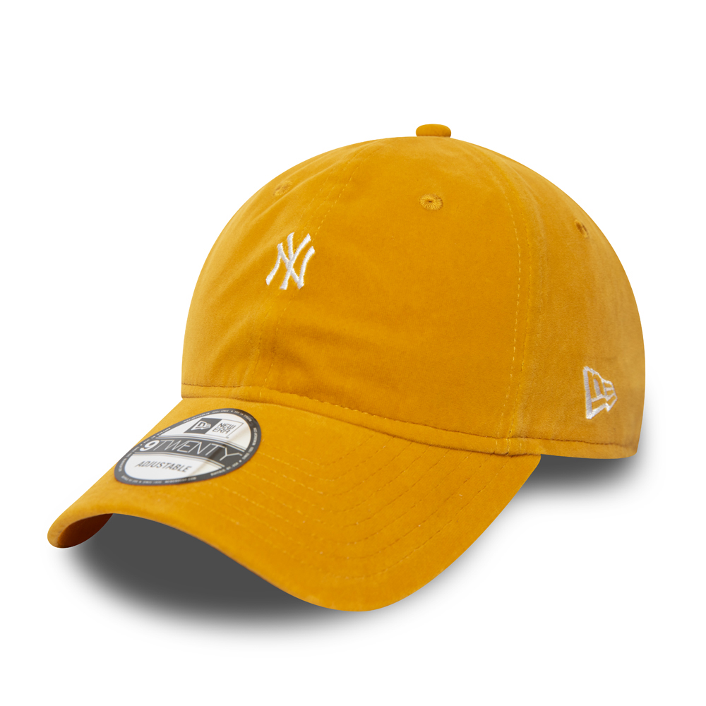 Casquette 9TWENTY en velours jaune des New York Yankees