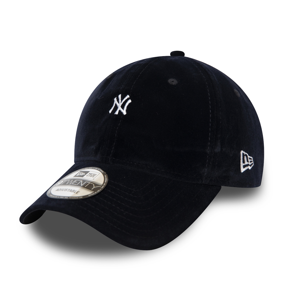 Cappellino 9TWENTY dei New York Yankees in velluto blu navy