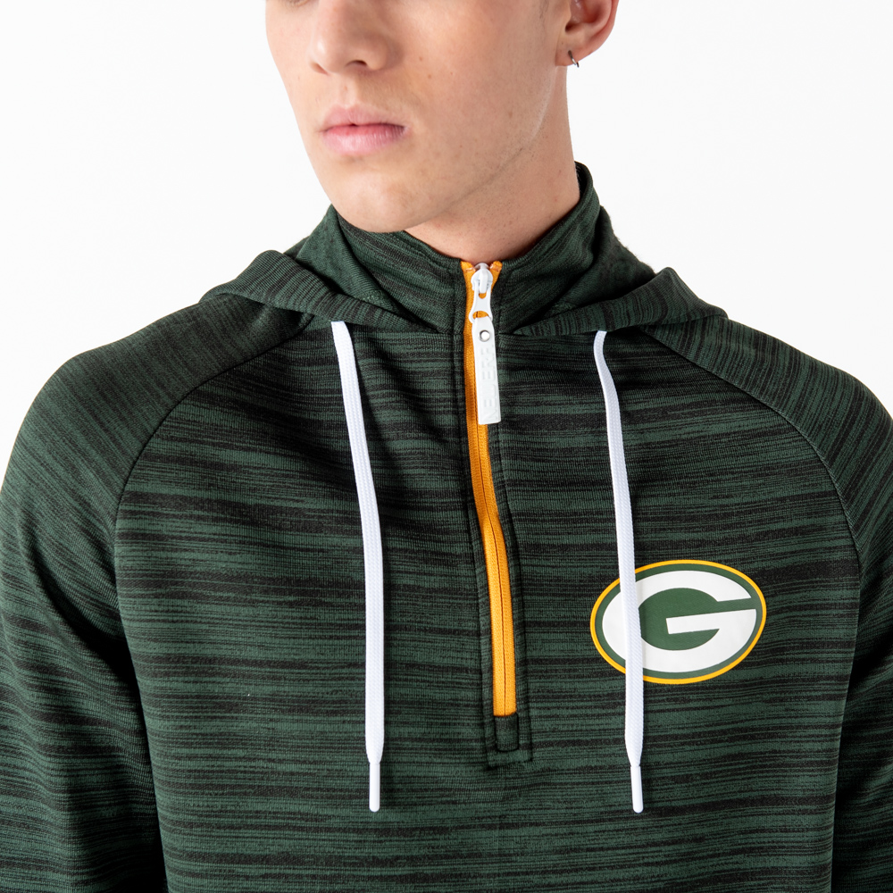 Green Bay Packers Engineered Hoodie mit Reißverschluss - Grün