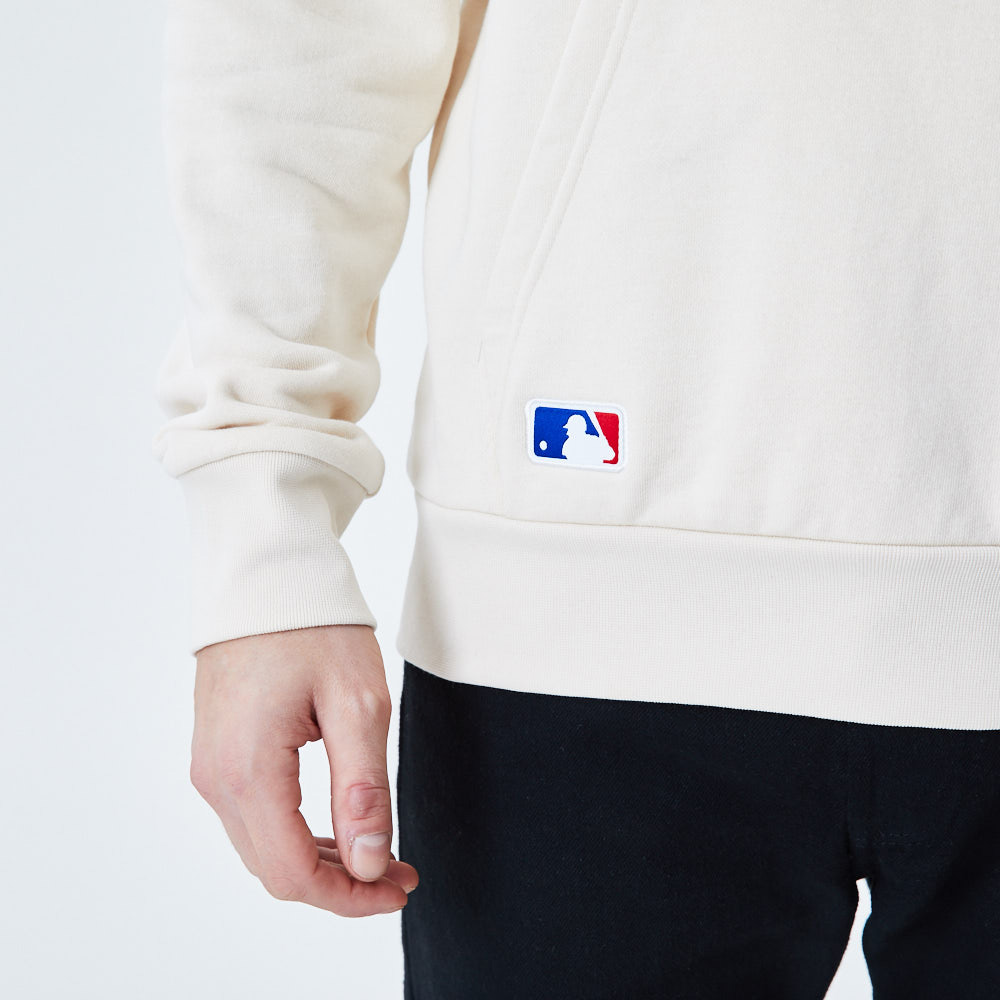 LA Dodgers – Saison-Hoodie mit Team-Logo in Creme