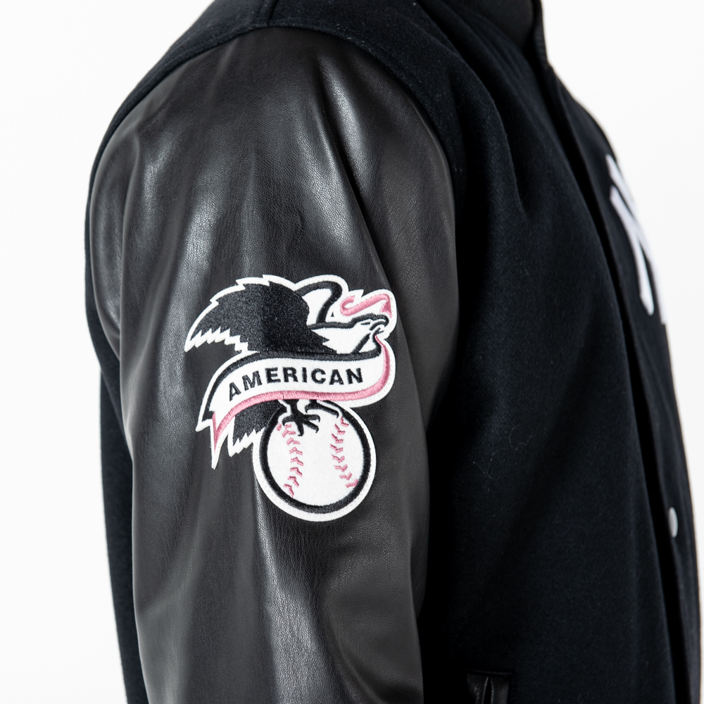 New York Yankees – Varsity-Jacke „Heritage“ in Schwarz