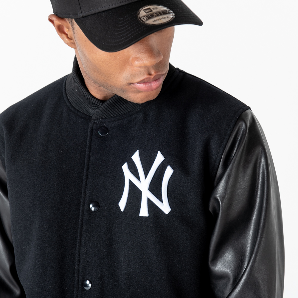 New York Yankees Black Heritage Varsity Jacket