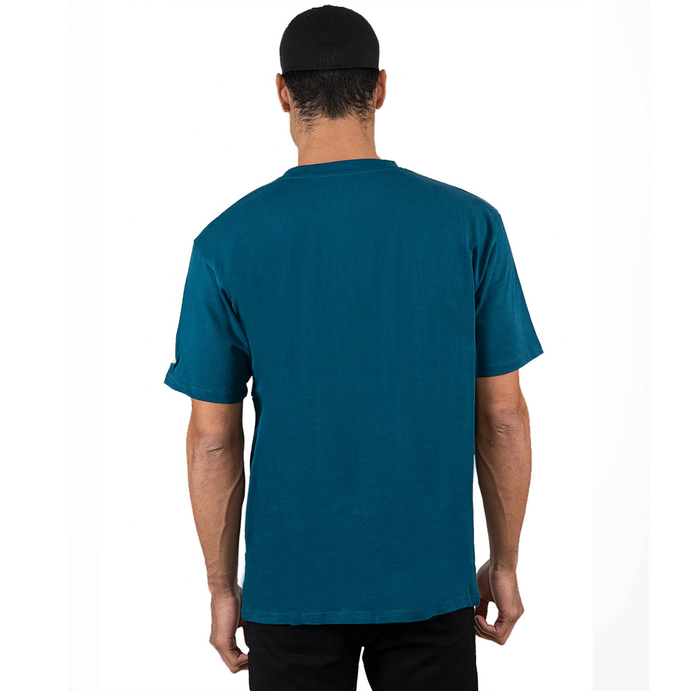 Los Angeles Dodgers Big Logo T-Shirt bleu surdimensionné