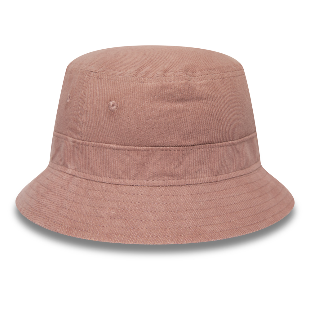 Cappello da pescatore New Era a coste donna rosa
