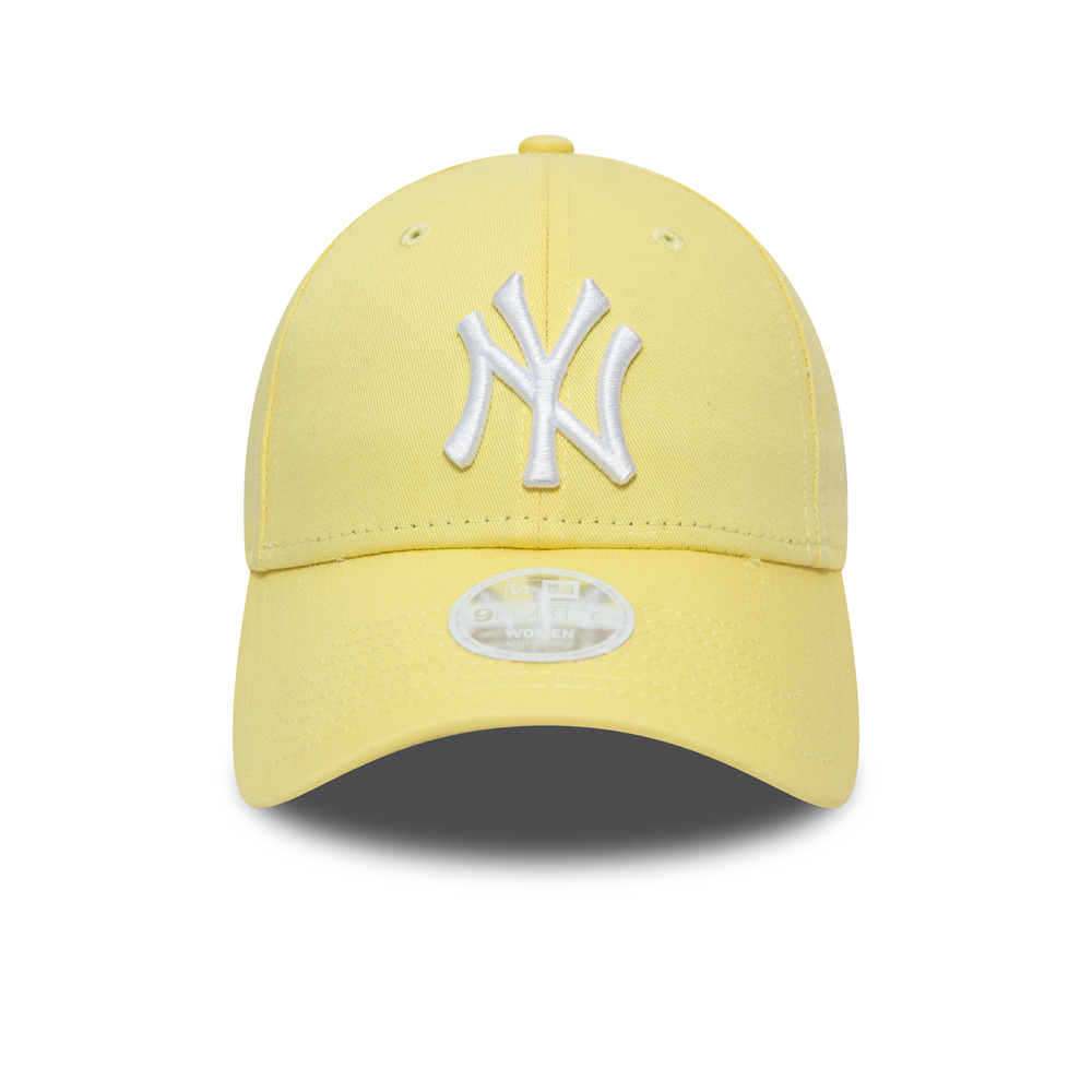 New York Yankees Womens Essential Pastel Yellow 9FORTY Cap