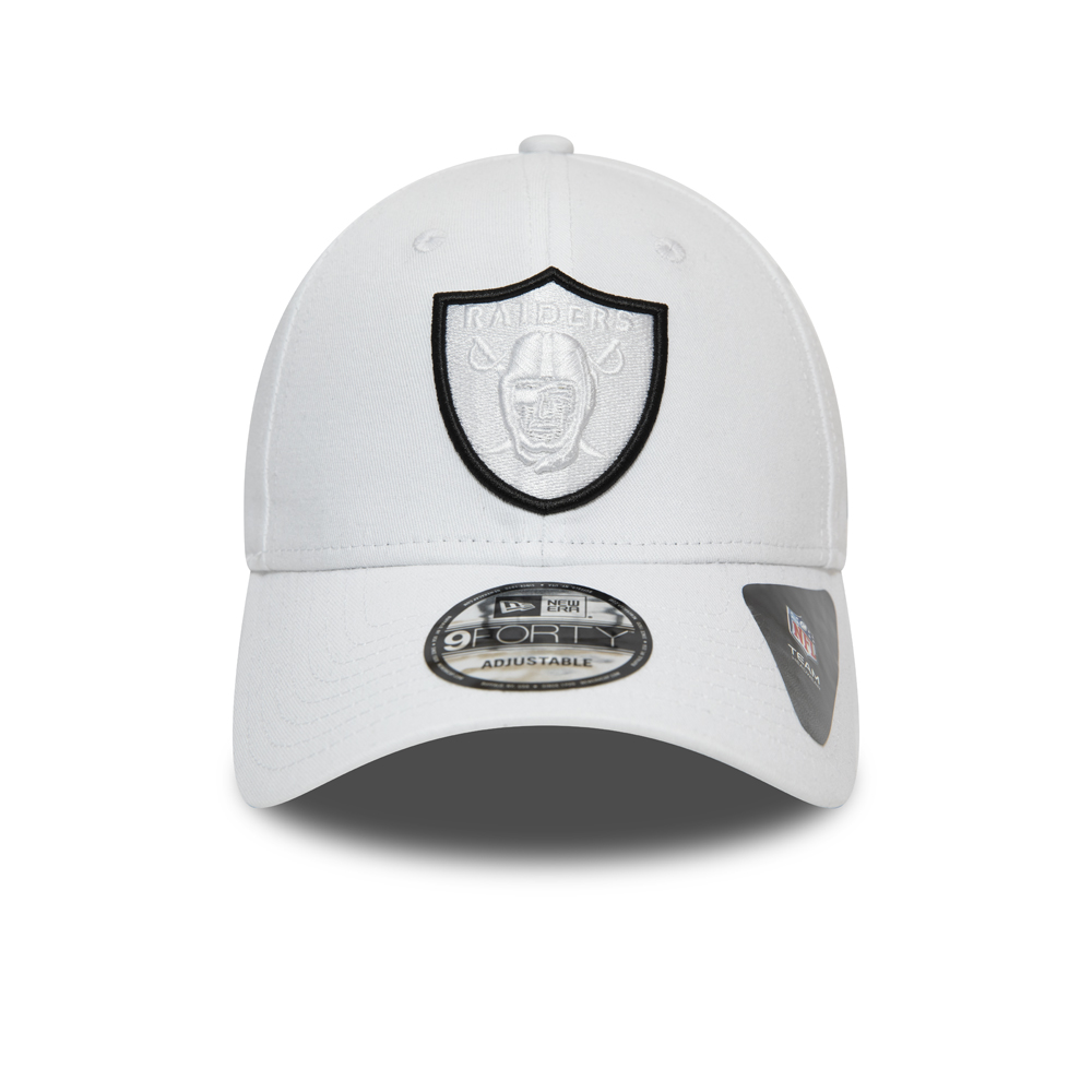 Gorra Las Vegas Raiders Logo Outline 9FORTY, blanco