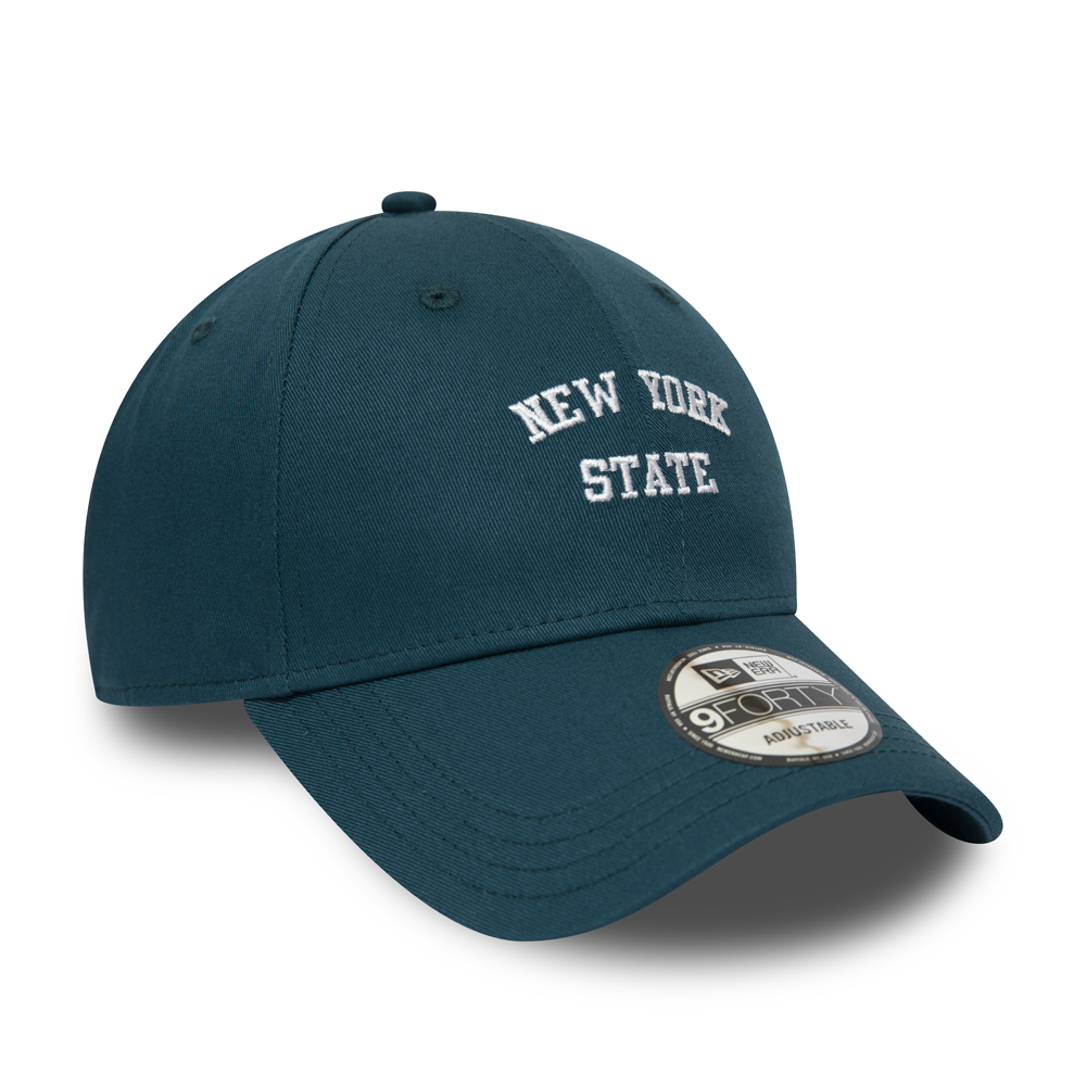 Gorra New Era New York State 9FORTY, verde azulado