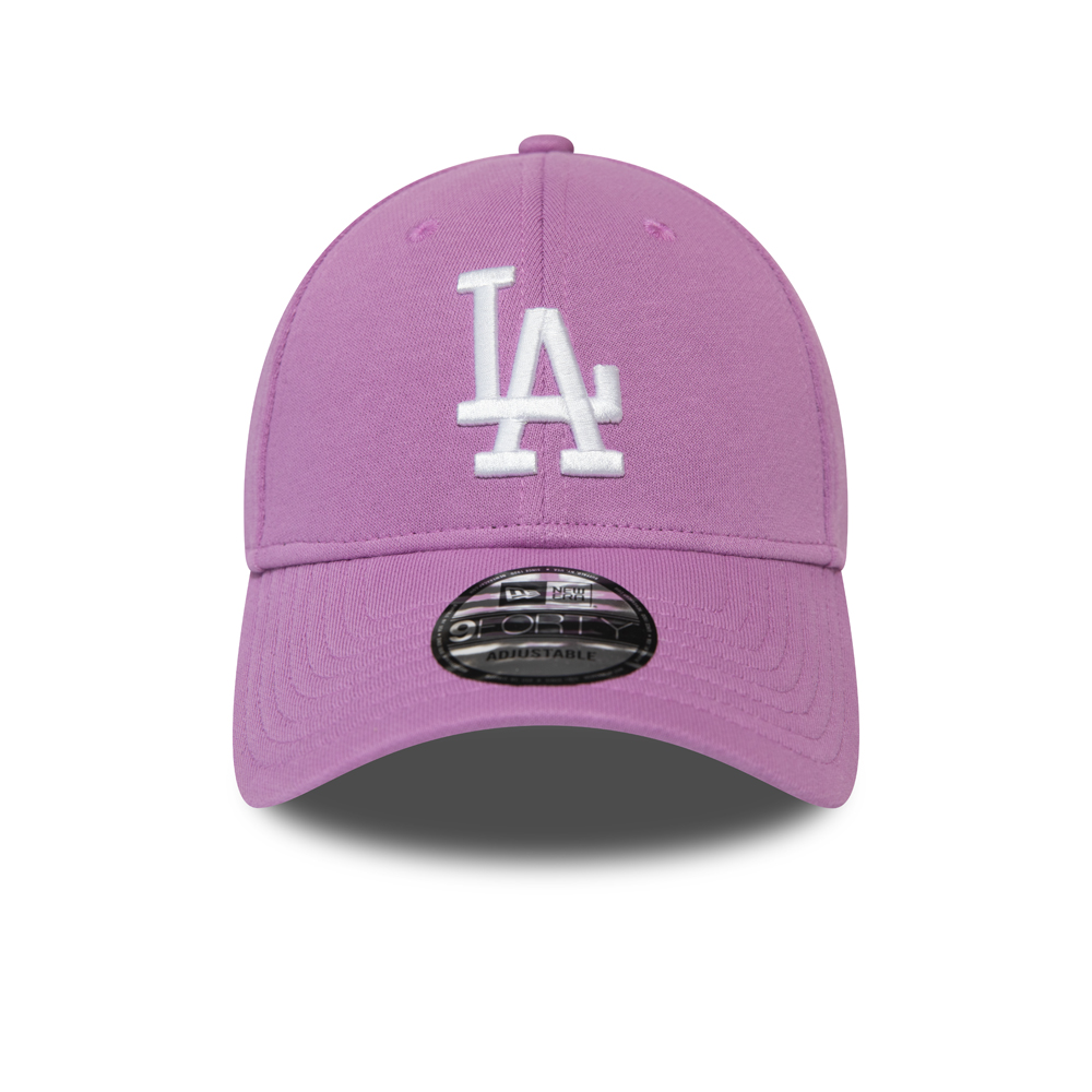 Casquette violette 9FORTY Los Angeles Dodgers en jersey