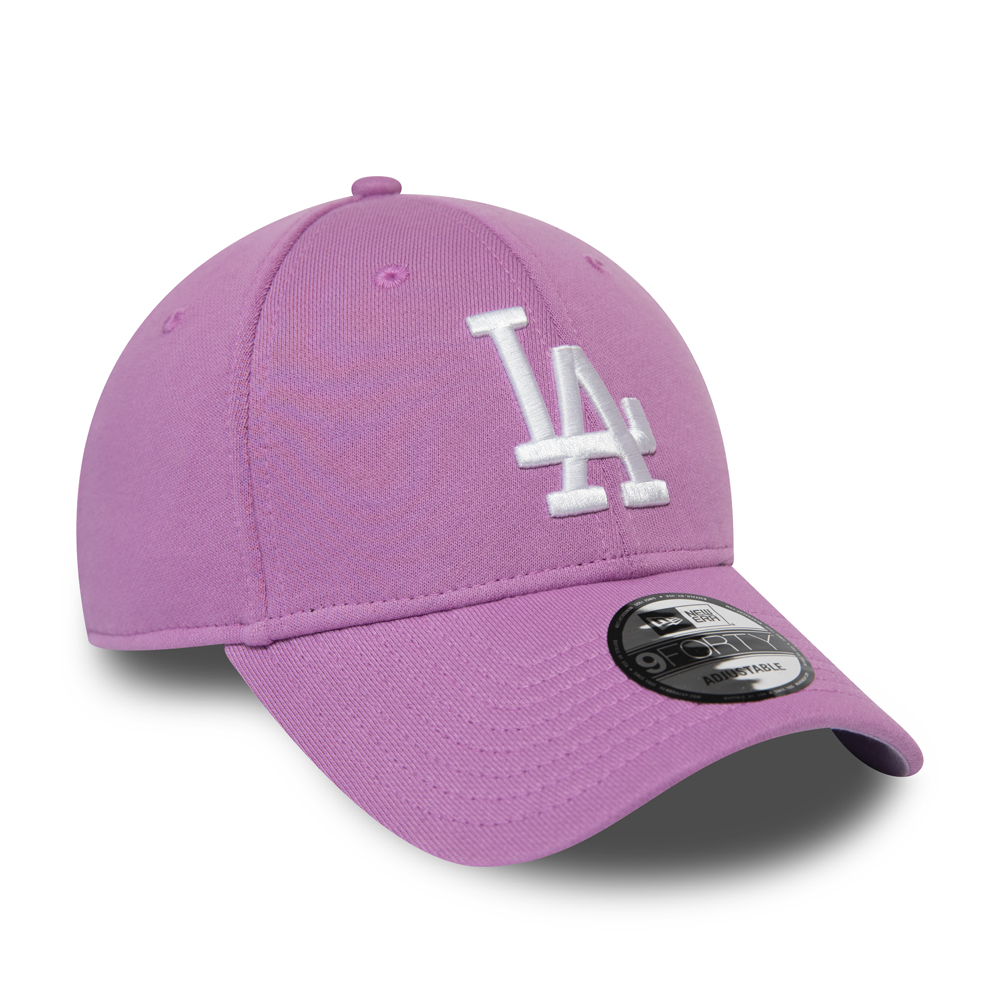 Casquette violette 9FORTY Los Angeles Dodgers en jersey