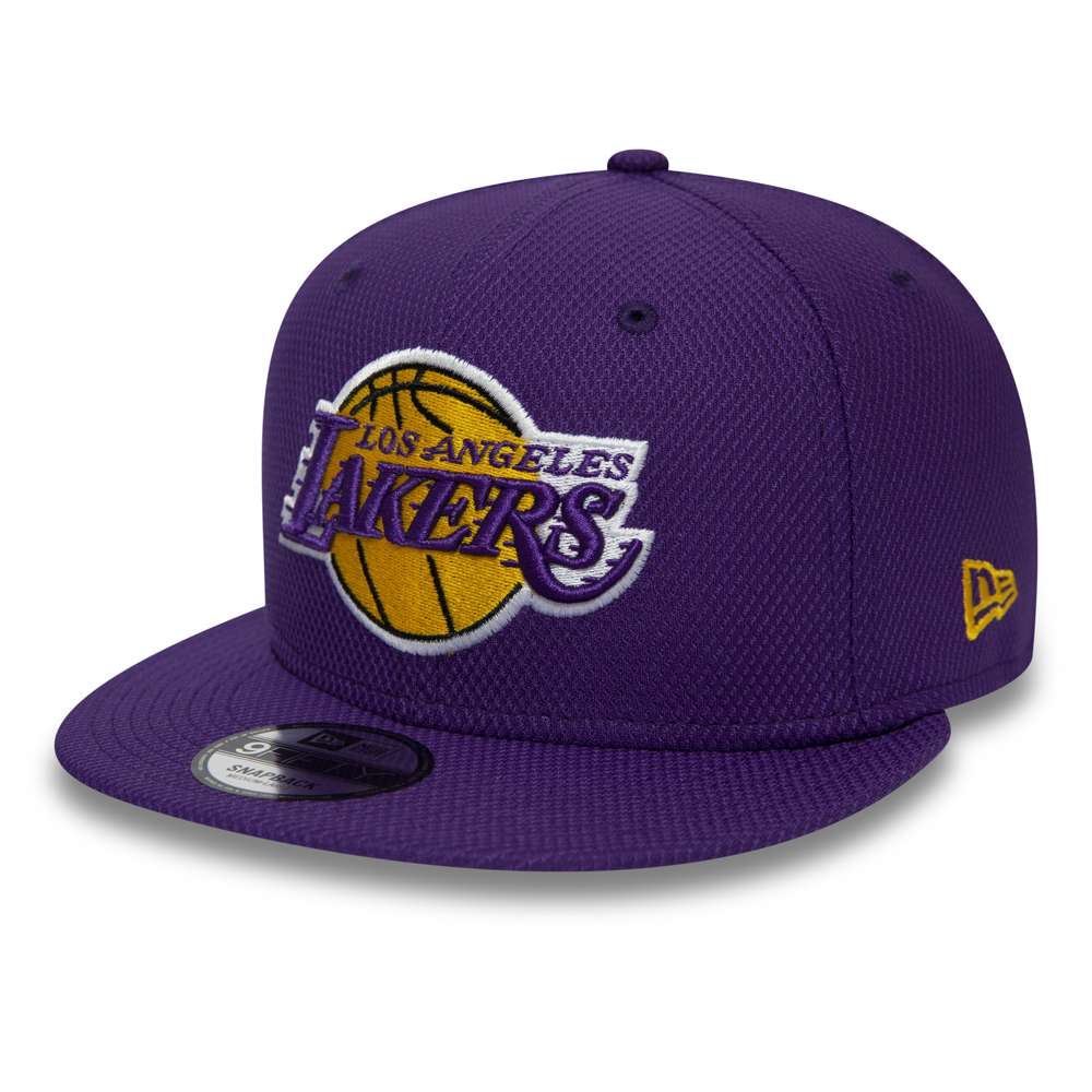 Casquette avec languette de réglage crantée 9FIFTY violette Diamond Era Essential des Los Angeles Lakers