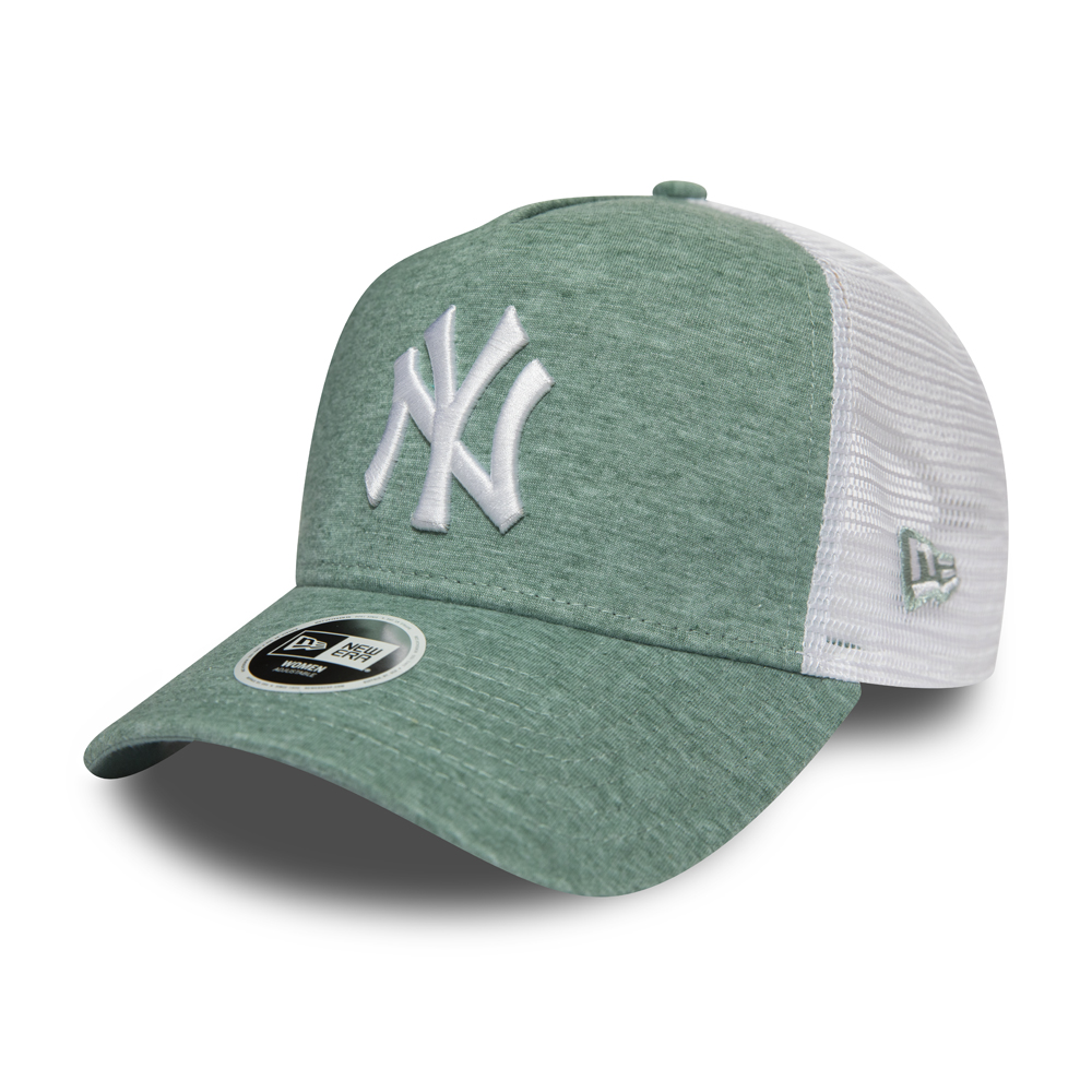 New York Yankees Jersey Essential A-Frame-Damen-Truckerkappe in Gelb