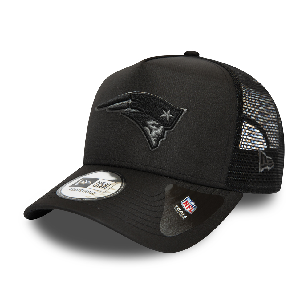 Cappellino A-Frame Trucker New England Patriots nero tono su tono