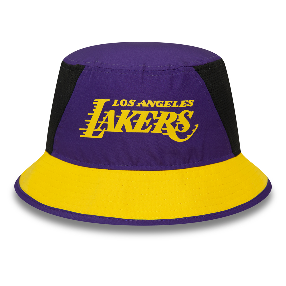 Gorro estilo pescador Los Angeles Lakers, morado