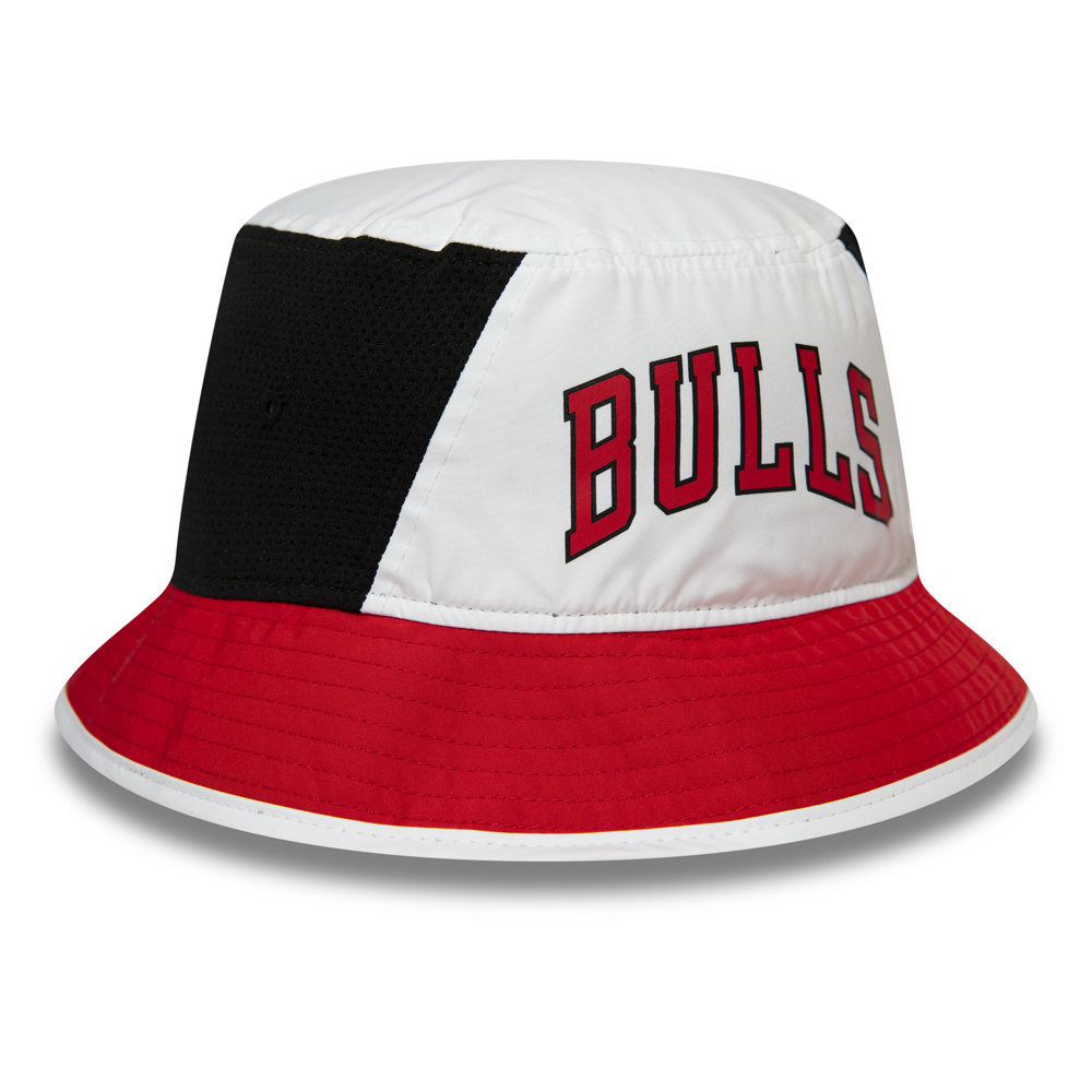 Cappello da pescatore dei Chicago Bulls bianco