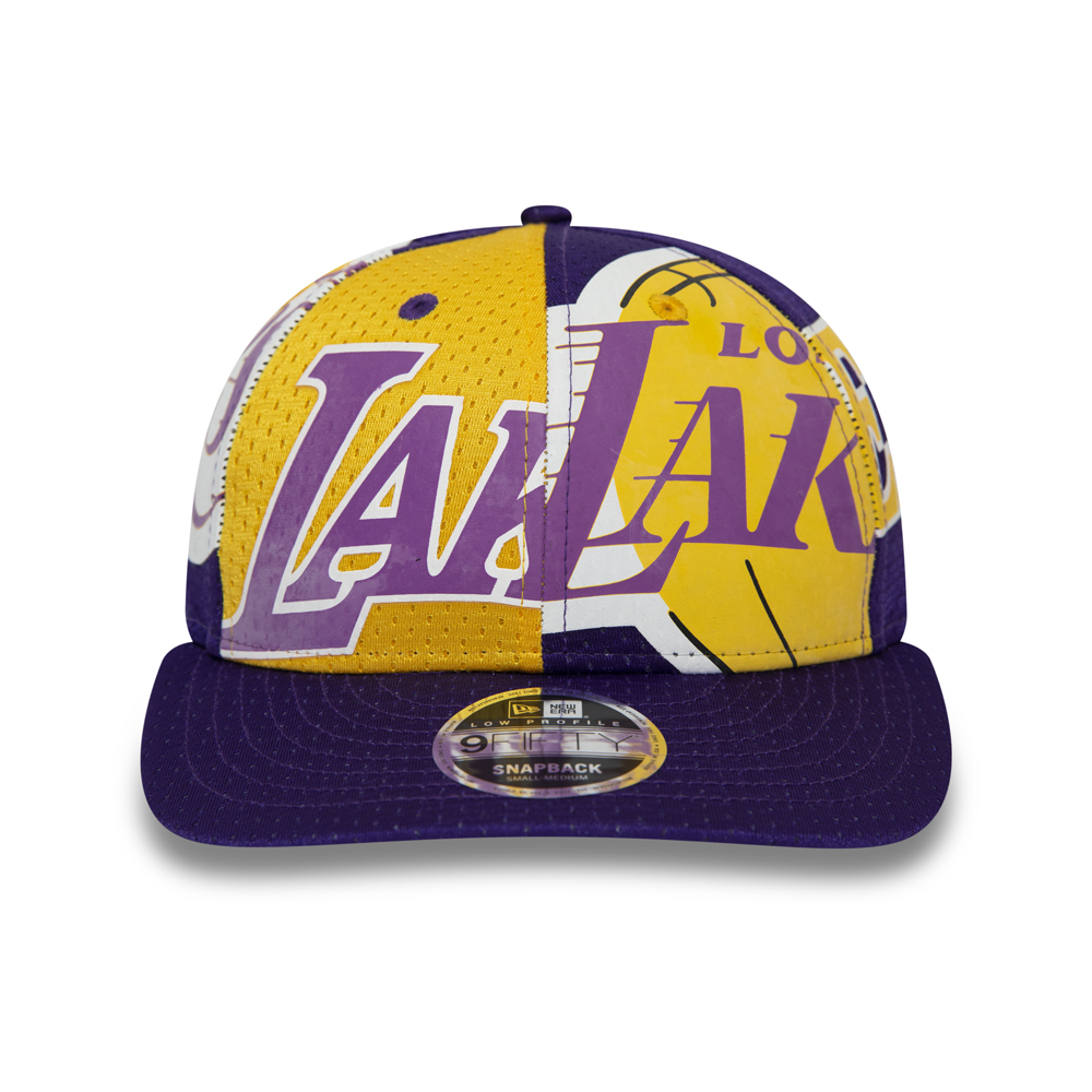 Gorra Los Angeles Lakers All Over Low Profile 9FIFTY, morado