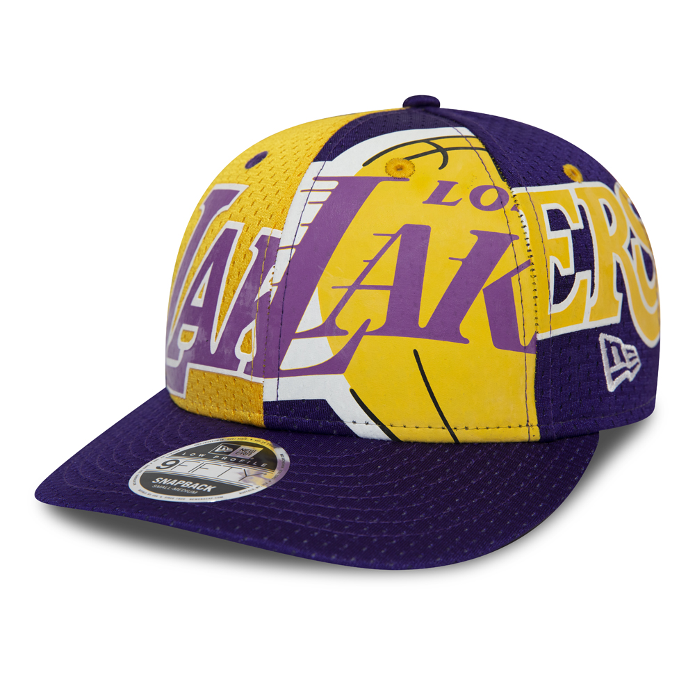 Los Angeles Lakers „All Over Low Profile“ 9FIFTY-Kappe in Violett