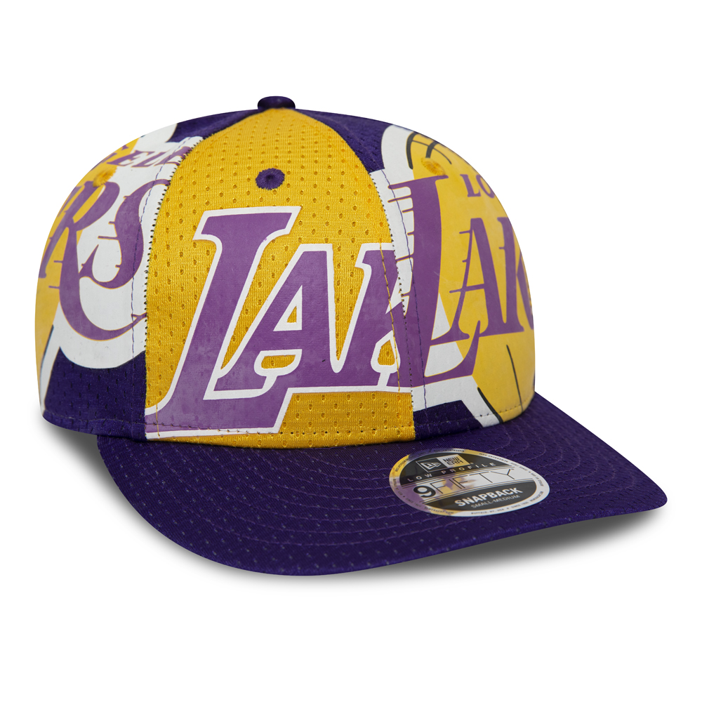 Casquette violette 9FIFTY Los Angeles Lakers All Over Low Profile