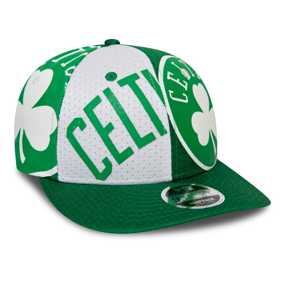 Cappellino 9FIFTY Boston Celtics All Over Low Profile verde