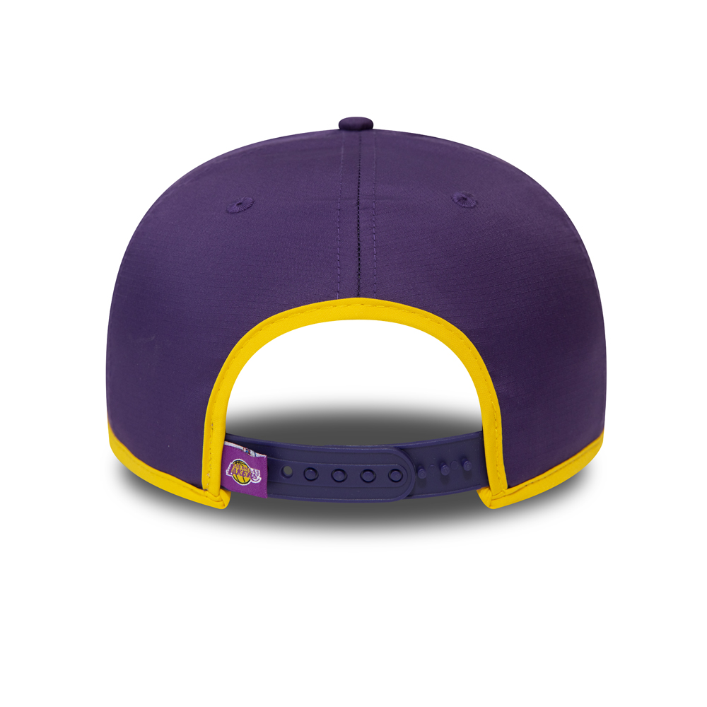 Los Angeles Lakers 9FIFTY-Kappe mit Schirm und Paspelierung in Violett