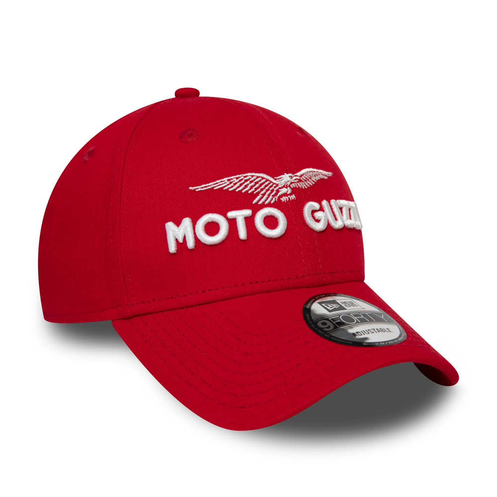 Moto Guzzi 9FORTY-Kappe in Rot