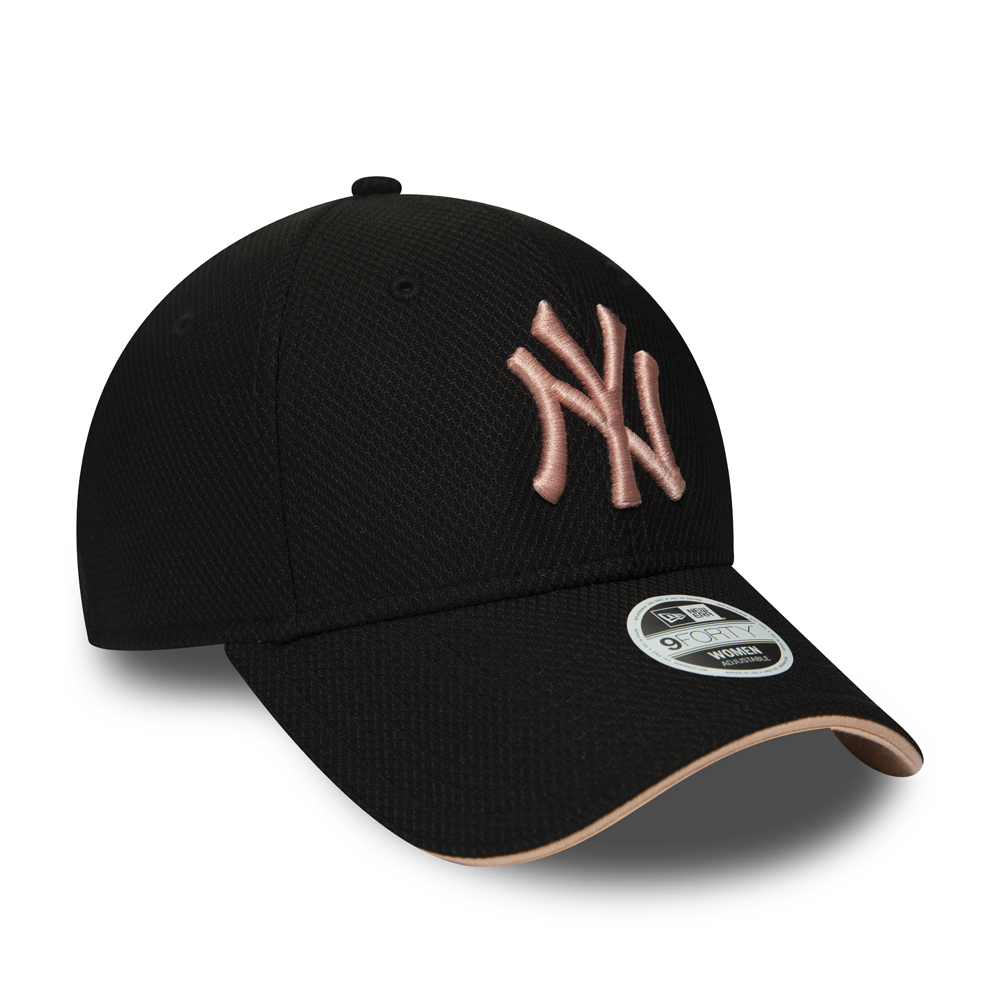 rosa New Era 9Forty Damen Cap New York Yankees schwarz 
