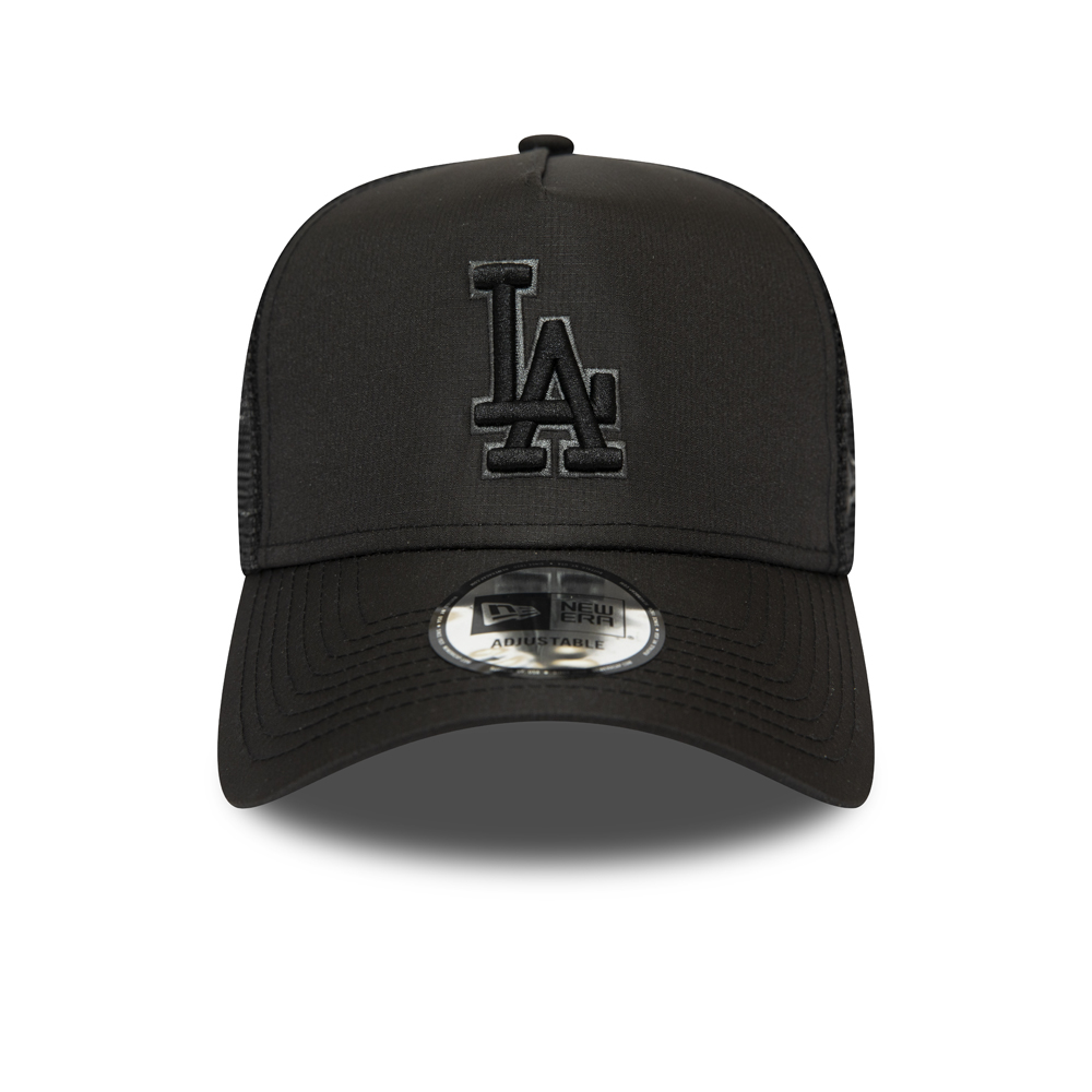 Cappellino Trucker A-Frame Los Angeles Dodgers nero tinta unita